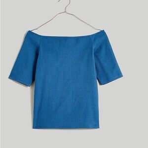Madewell Off-Shoulder Tee in Sleekhold NWT Size XL